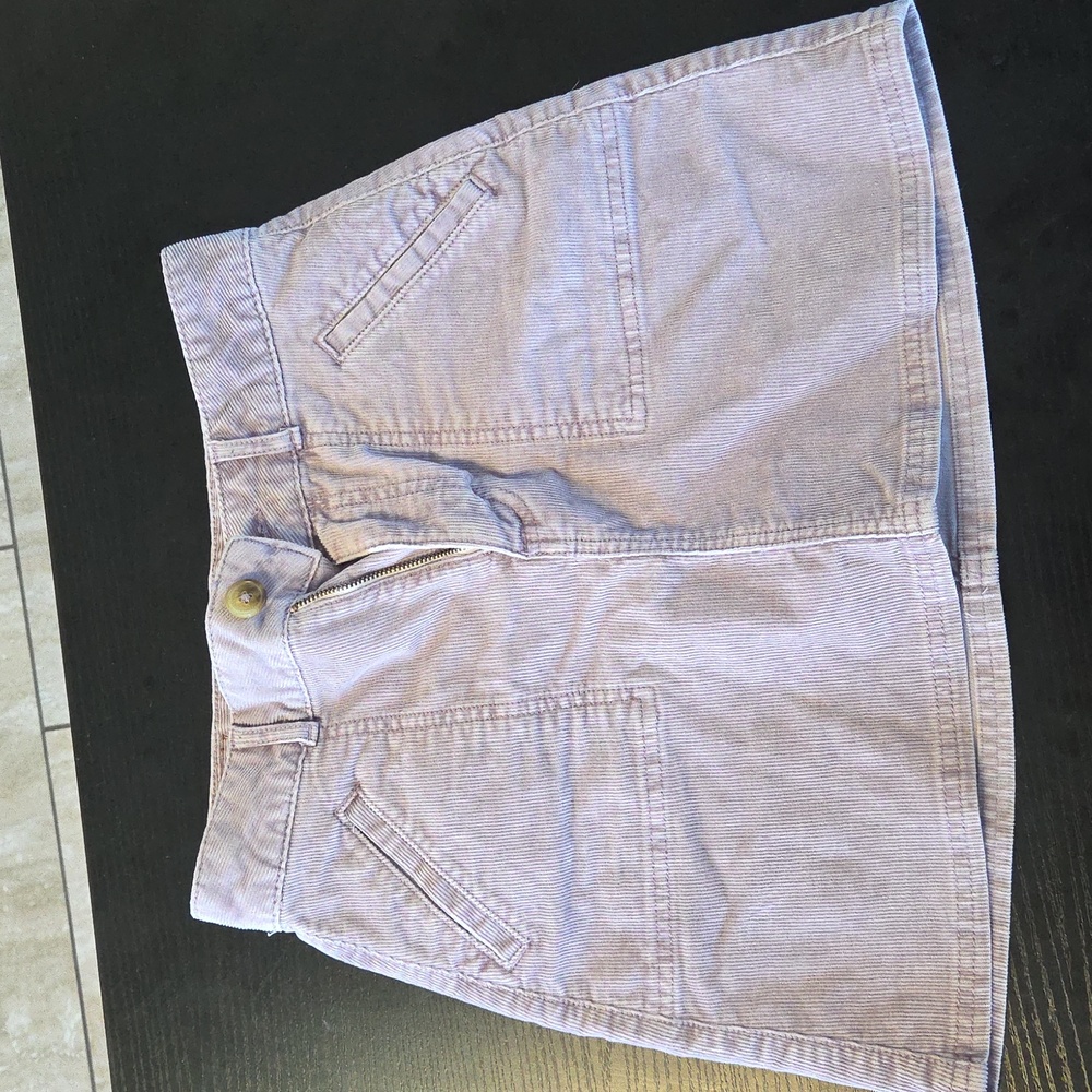 American Eagle Purple Corduroy Skirt